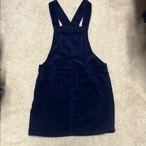 Children’s Place Navy Corduroy Skirt Overalls